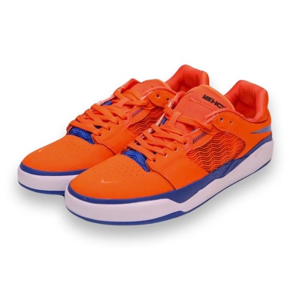Nike Sb Ishod PRM Blue Jay - Orange Sneakers Men's Size 10 (NWOT) - Picture 1 of 15